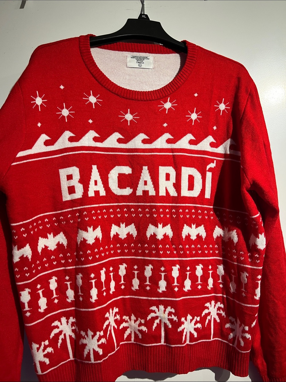 Red Bacardi Holiday Sweater - Men